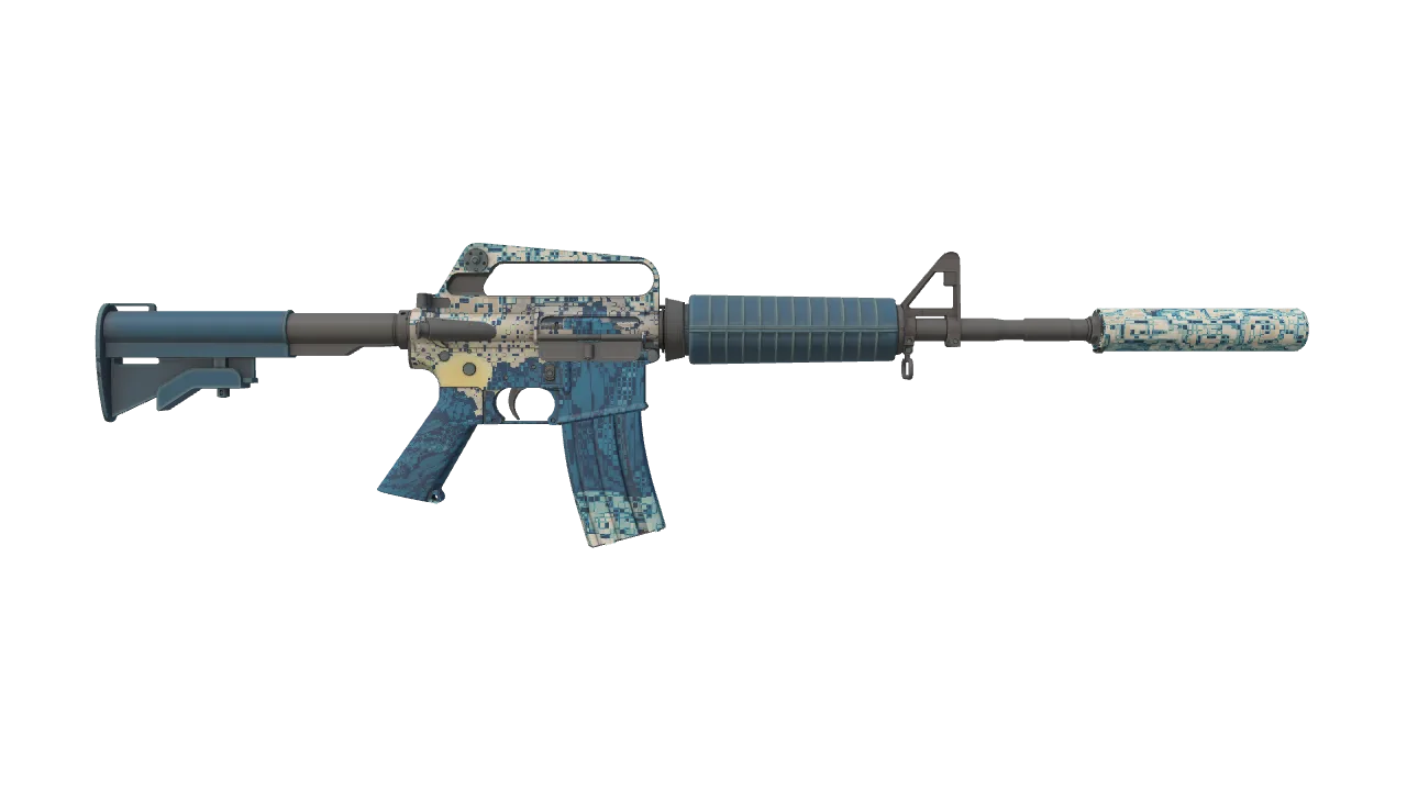 M4A1-S | Solitude seed #725, back