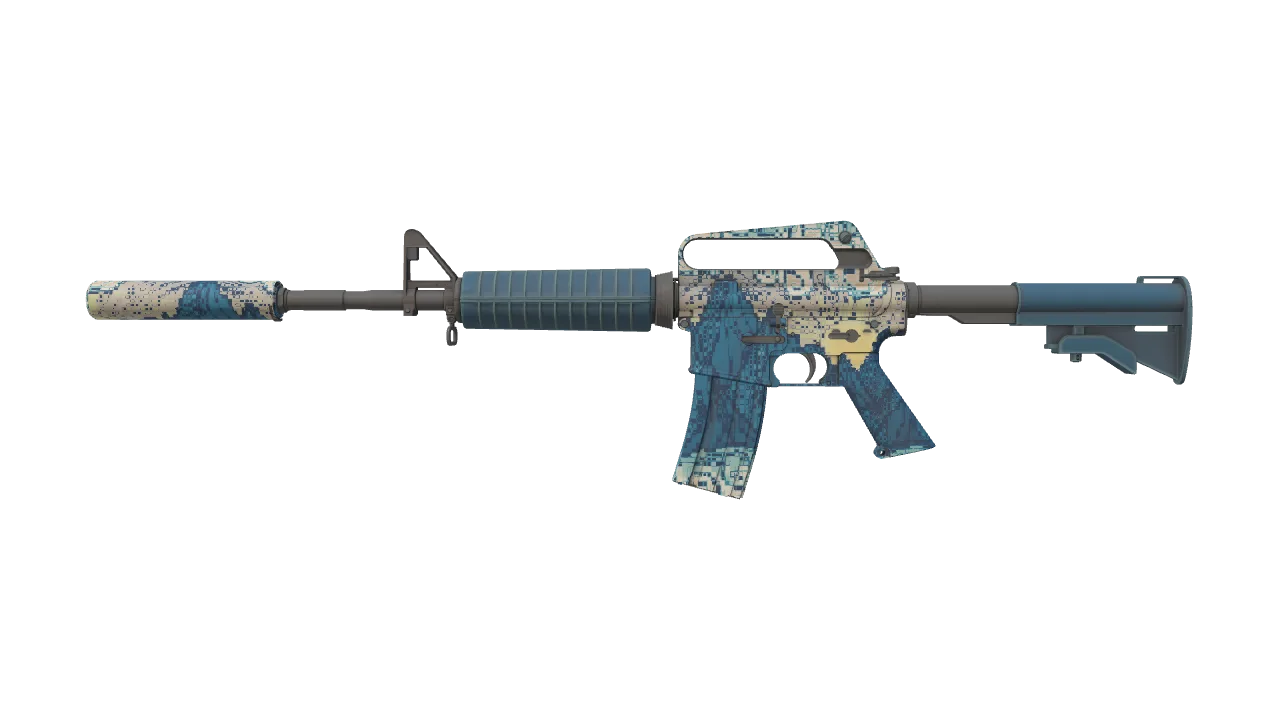M4A1-S | Solitude seed #725, front