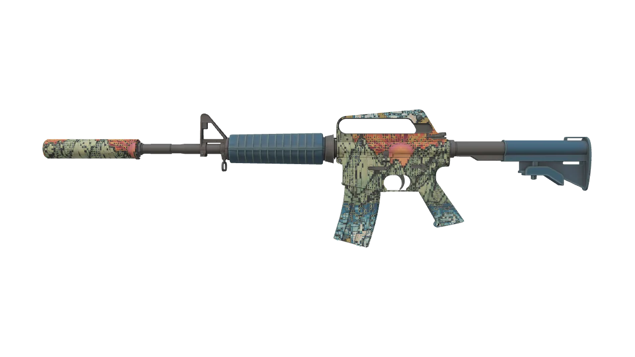 M4A1-S | Solitude seed #726, front