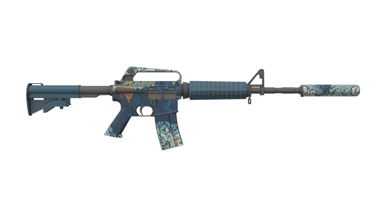 M4A1-S | Solitude seed #728, back