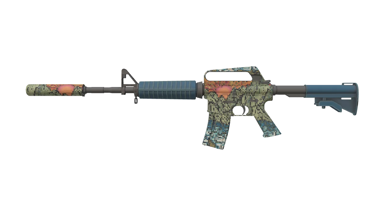 M4A1-S | Solitude seed #729, front