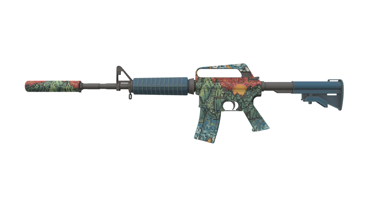 M4A1-S | Solitude seed #73, front