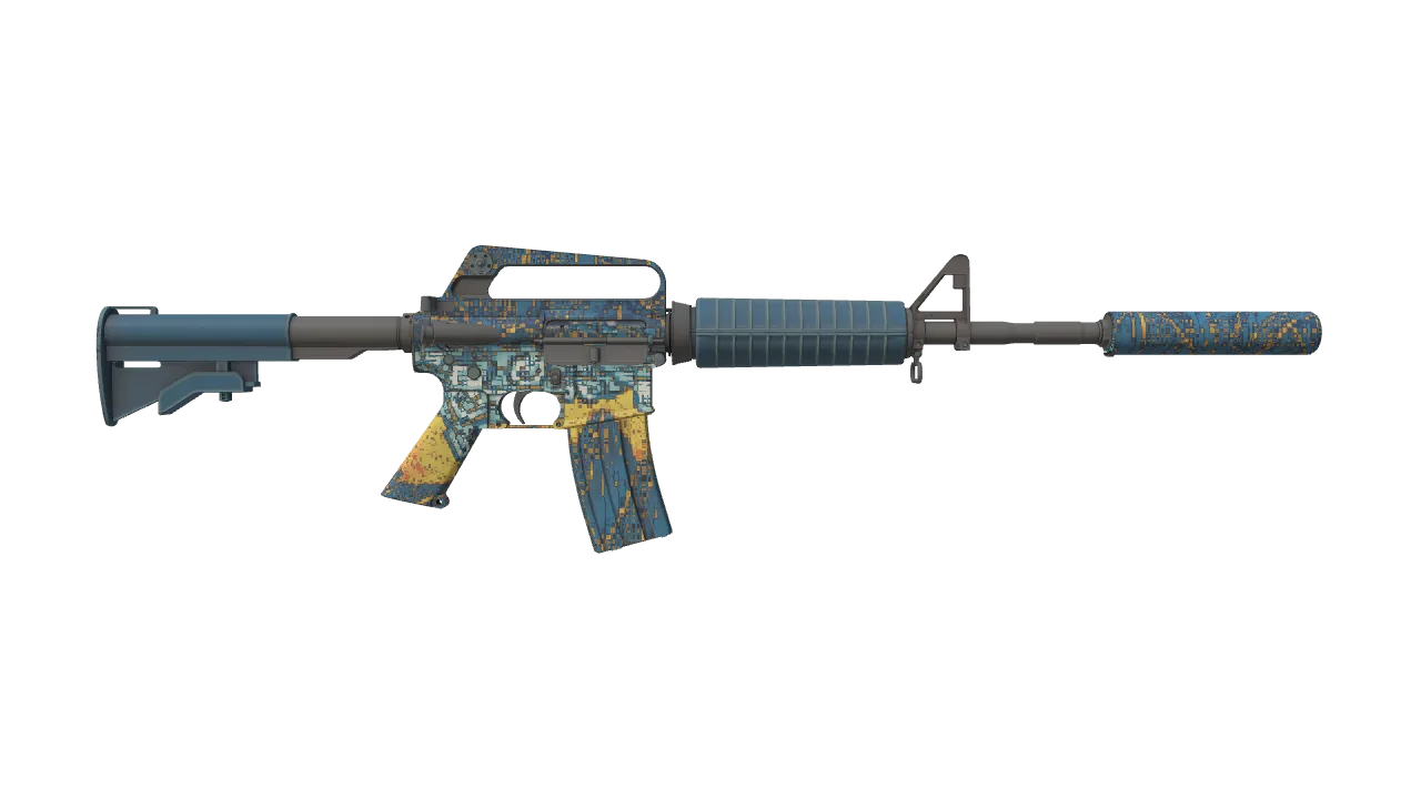 M4A1-S | Solitude seed #731, back