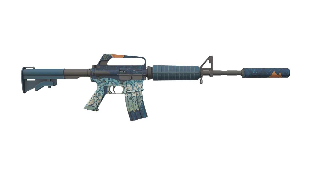 M4A1-S | Solitude seed #732, back