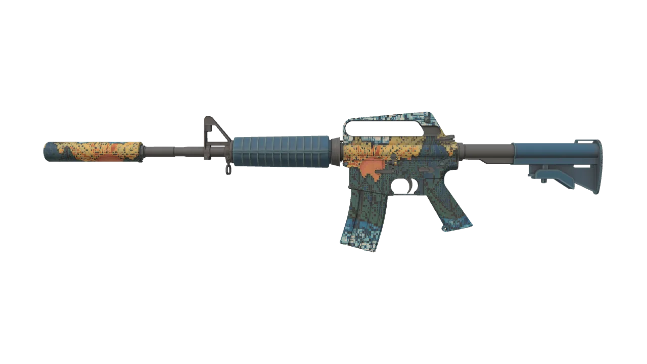 M4A1-S | Solitude seed #733, front