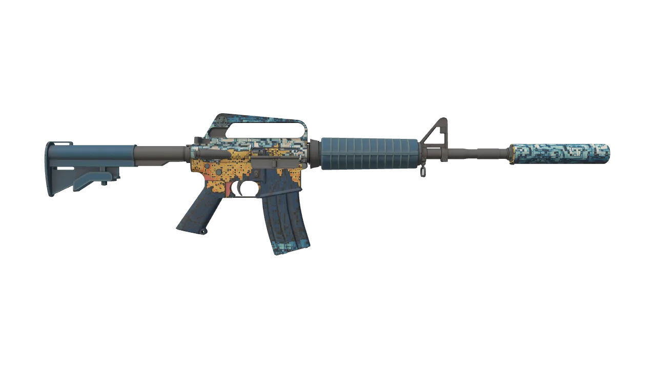 M4A1-S | Solitude seed #739, back