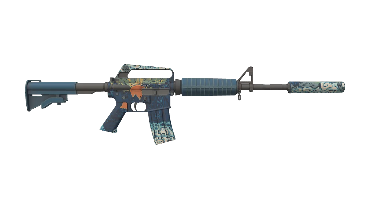 M4A1-S | Solitude seed #740, back