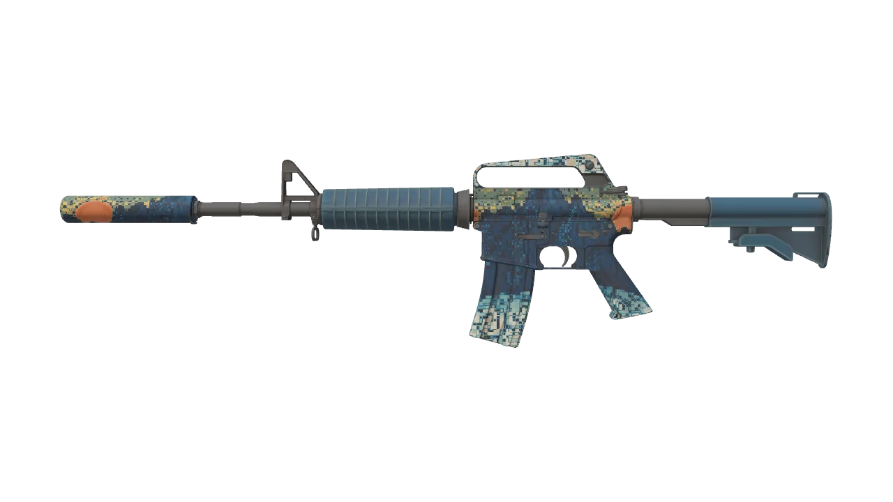 M4A1-S | Solitude seed #740, front