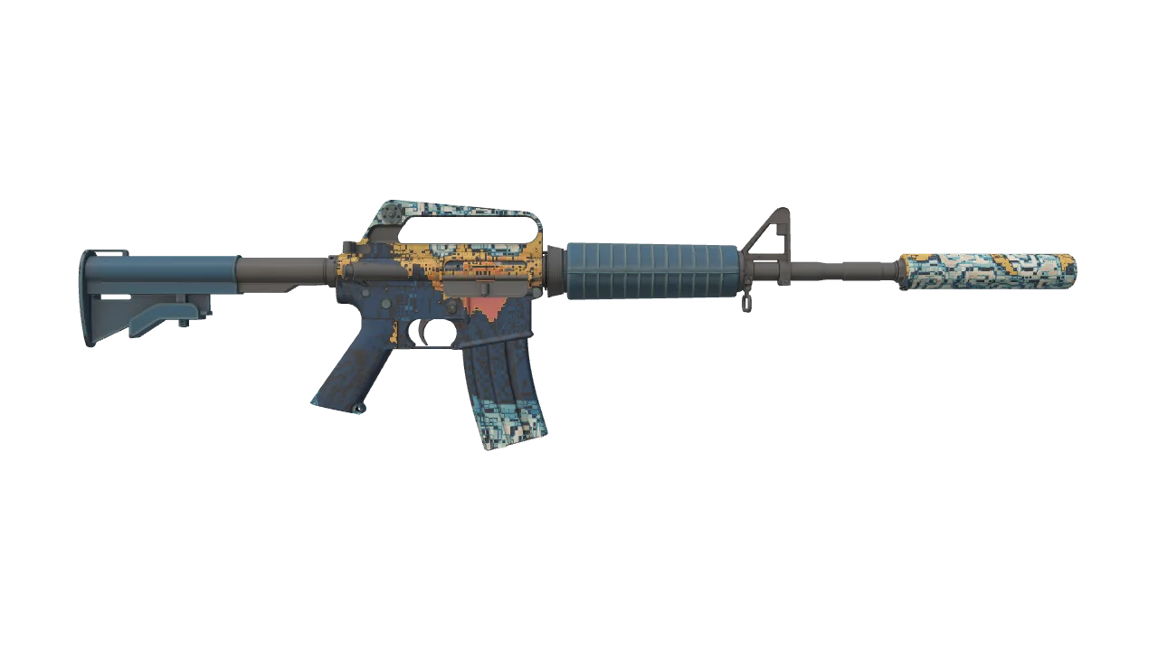 M4A1-S | Solitude seed #741, back