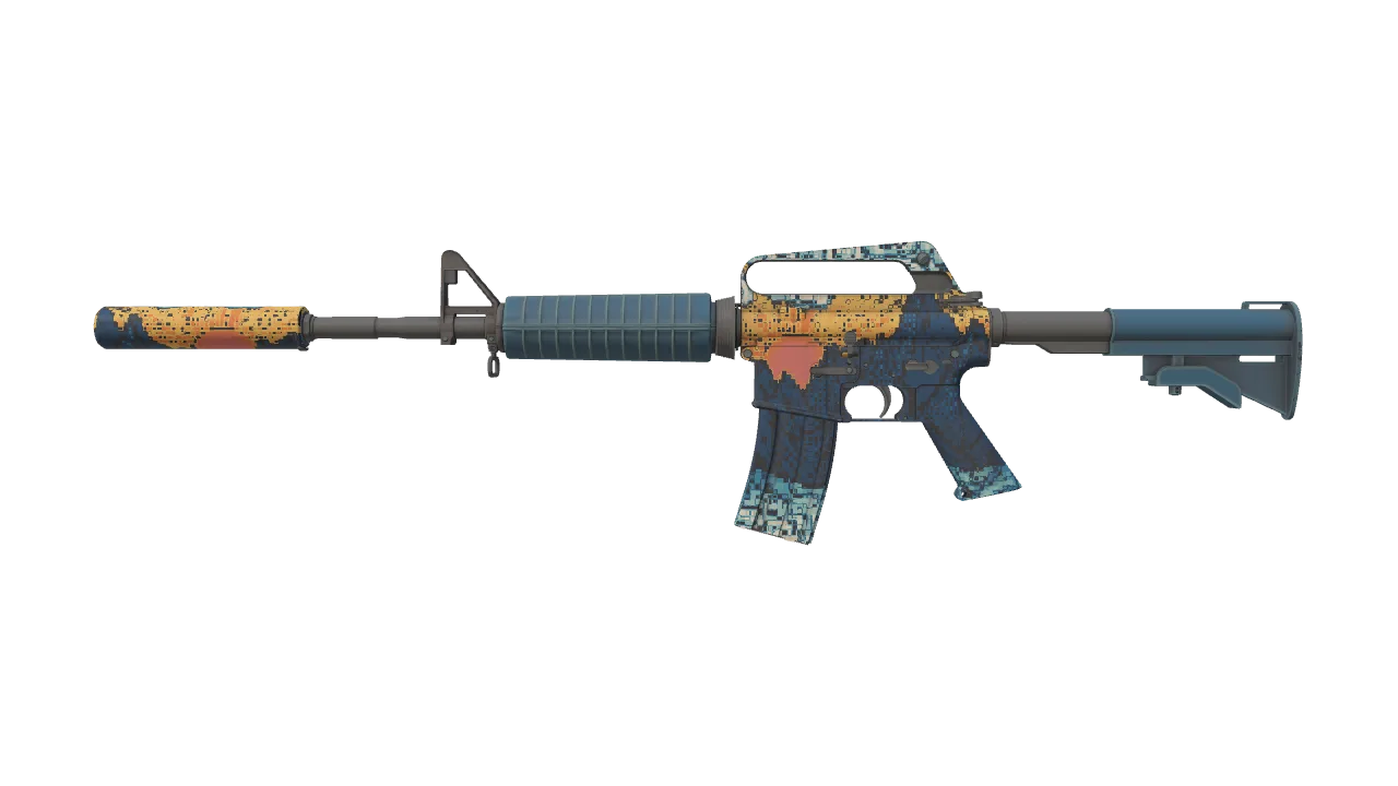 M4A1-S | Solitude seed #741, front
