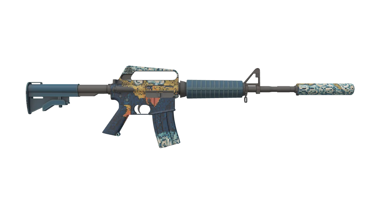 M4A1-S | Solitude seed #742, back