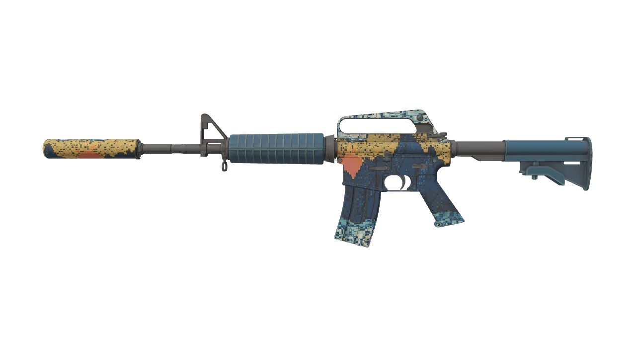 M4A1-S | Solitude seed #742, front