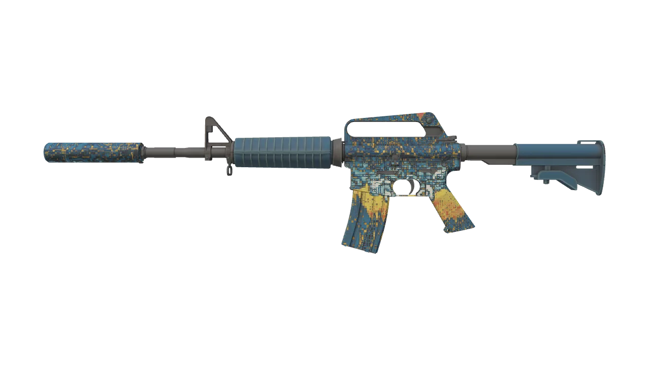 M4A1-S | Solitude seed #743, front