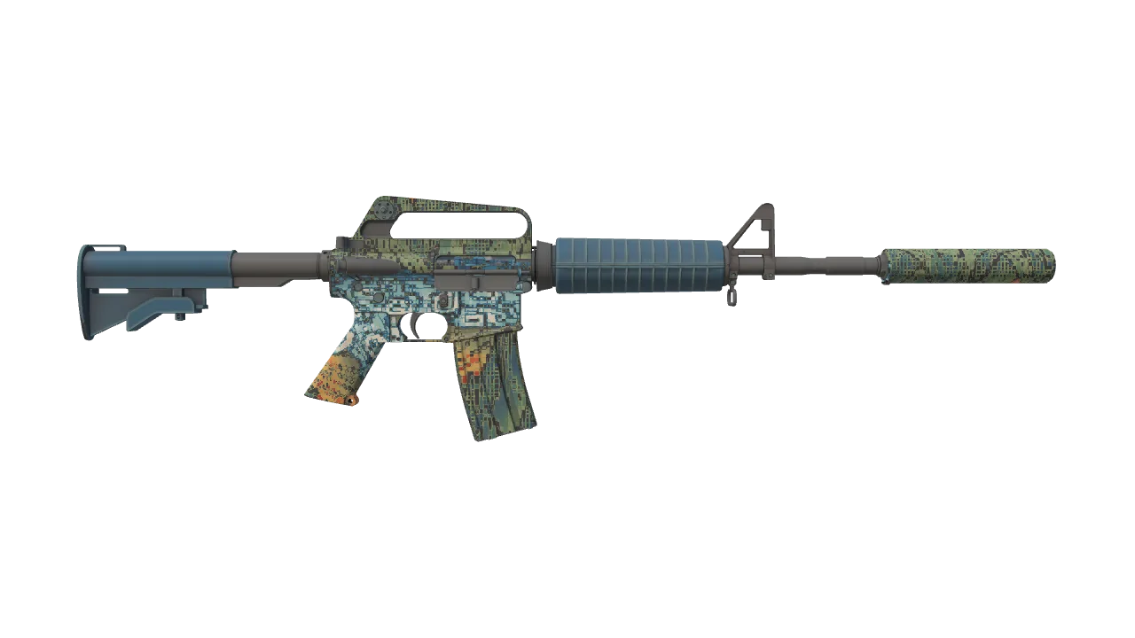 M4A1-S | Solitude seed #746, back