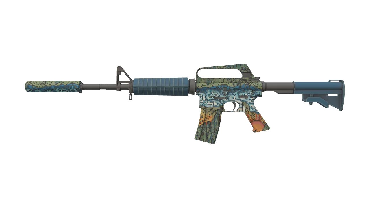 M4A1-S | Solitude seed #746, front