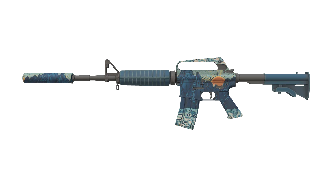 M4A1-S | Solitude seed #747, front