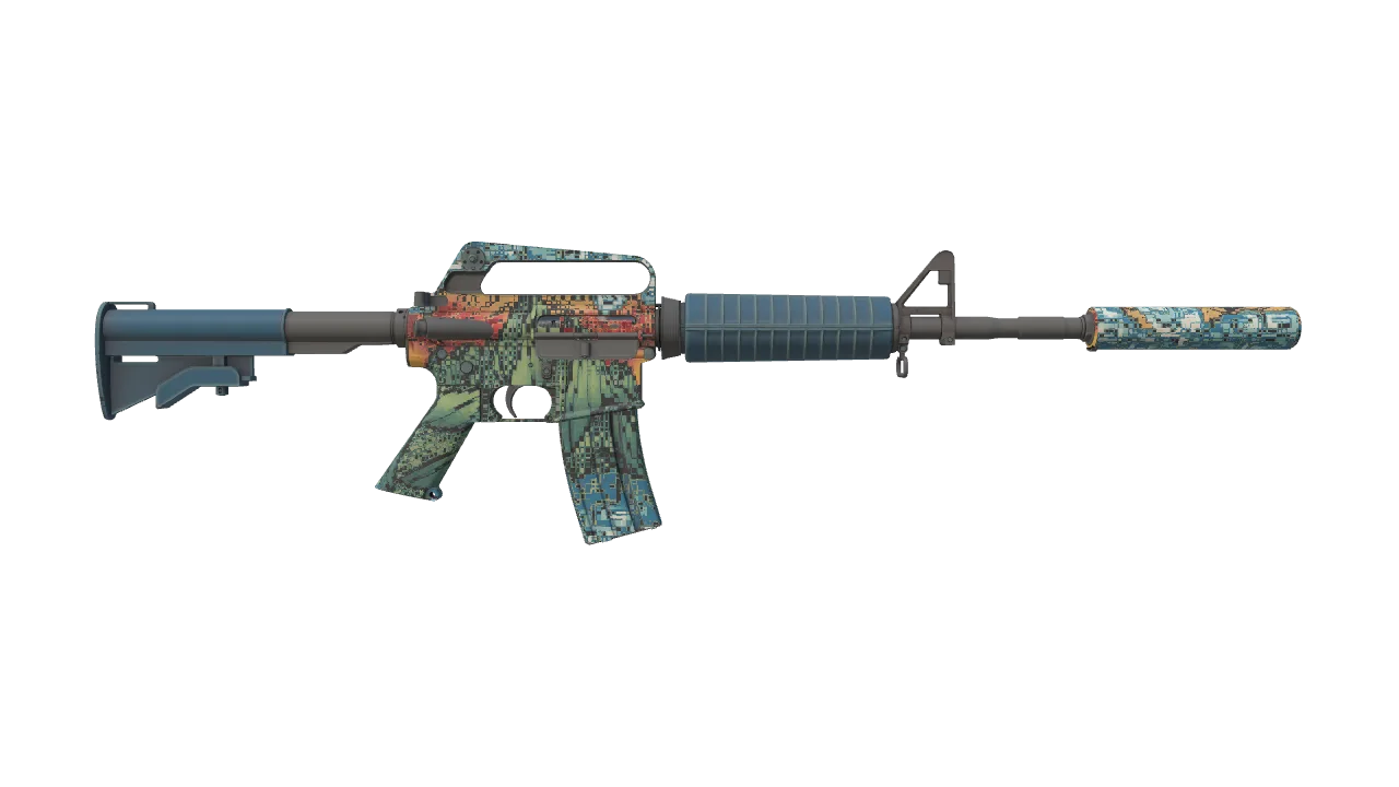 M4A1-S | Solitude seed #749, back