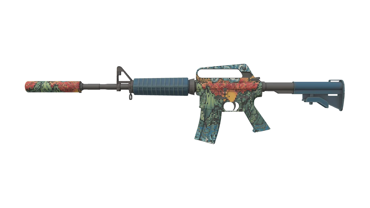 M4A1-S | Solitude seed #749, front