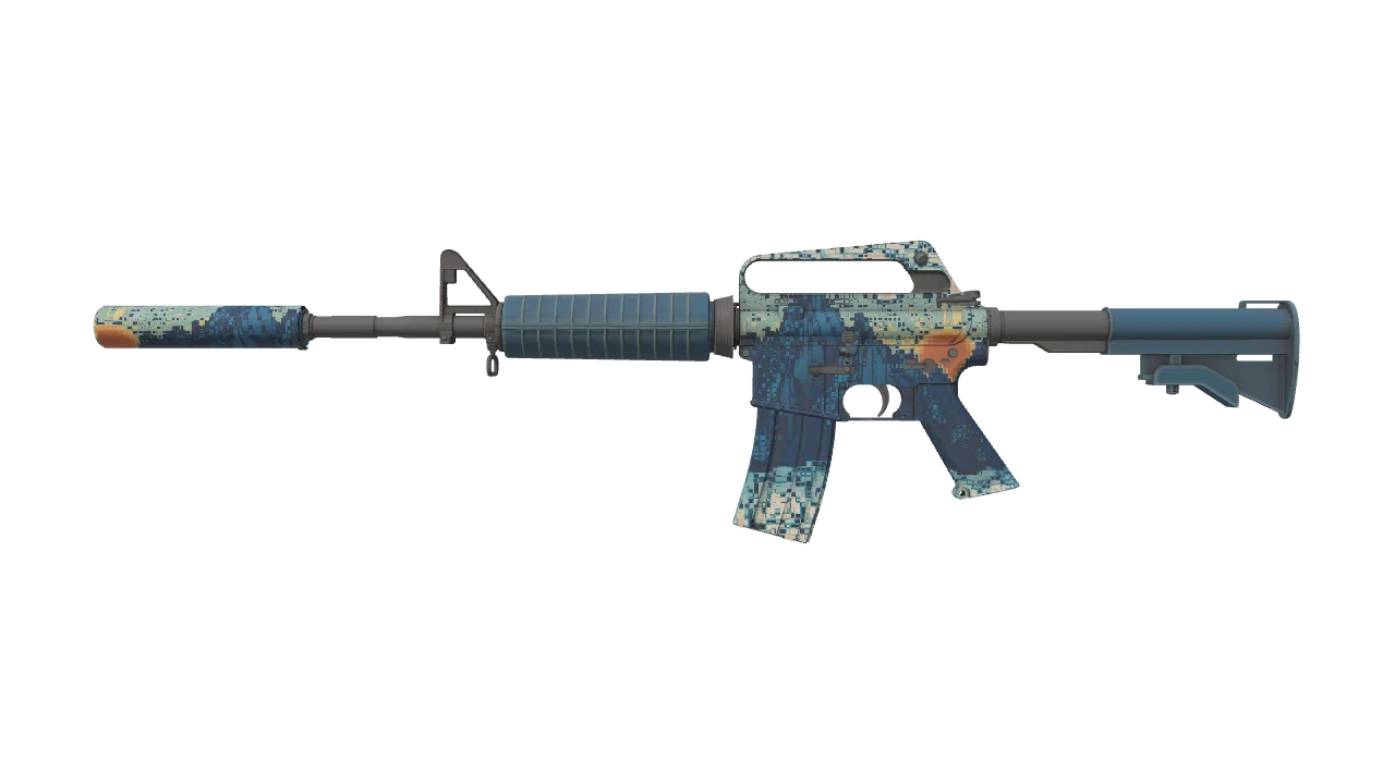 M4A1-S | Solitude seed #751, front