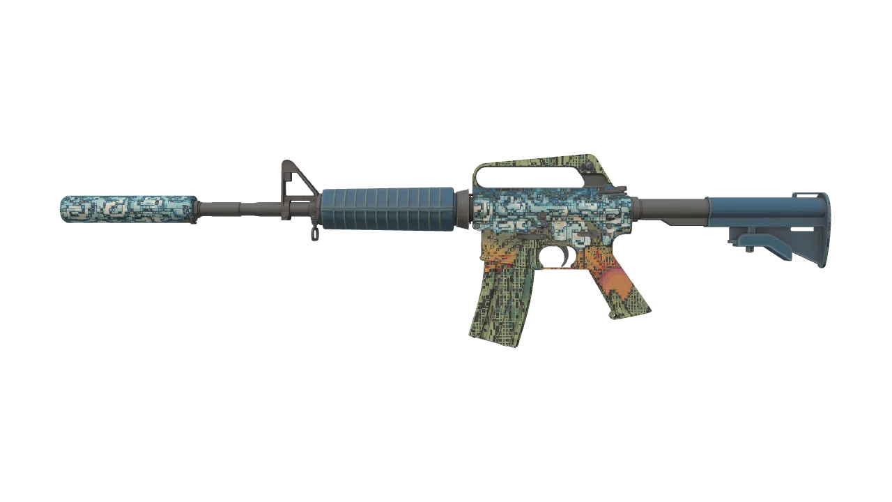 M4A1-S | Solitude seed #753, front