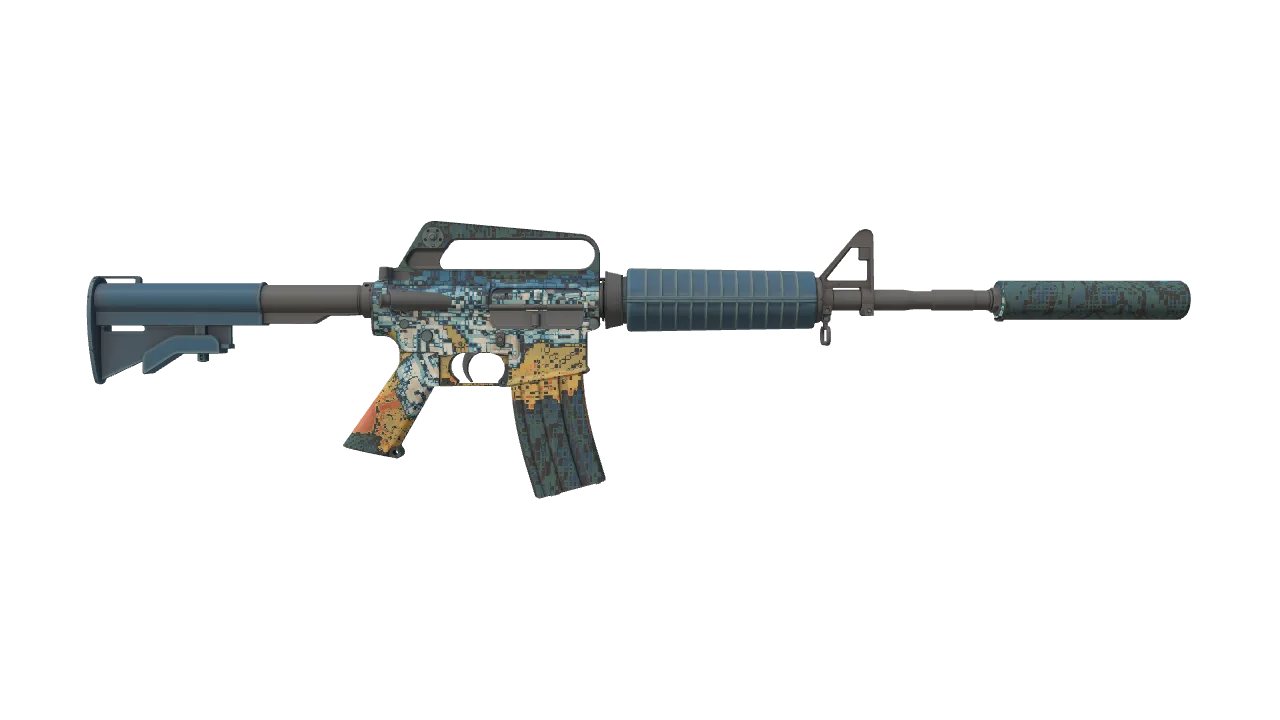 M4A1-S | Solitude seed #754, back