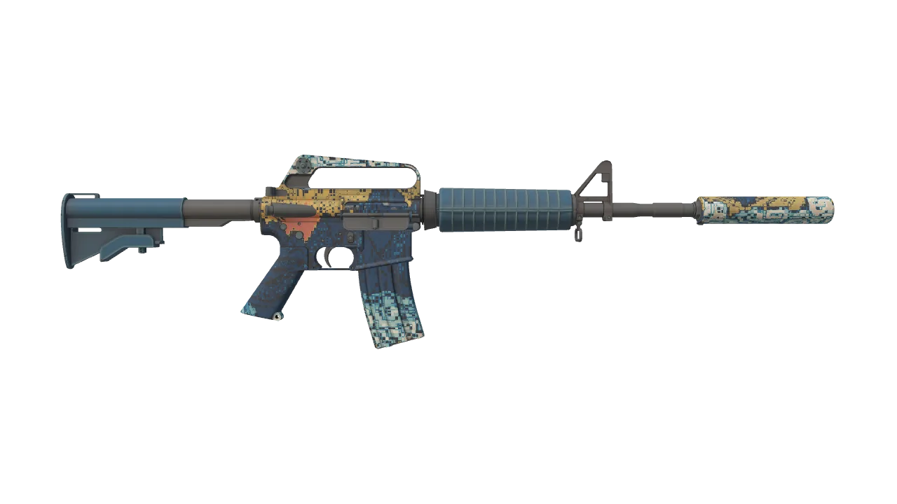 M4A1-S | Solitude seed #759, back