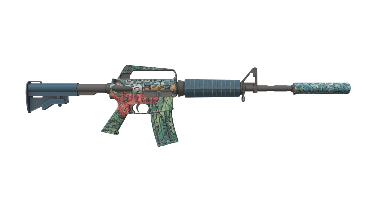 M4A1-S | Solitude seed #760, back