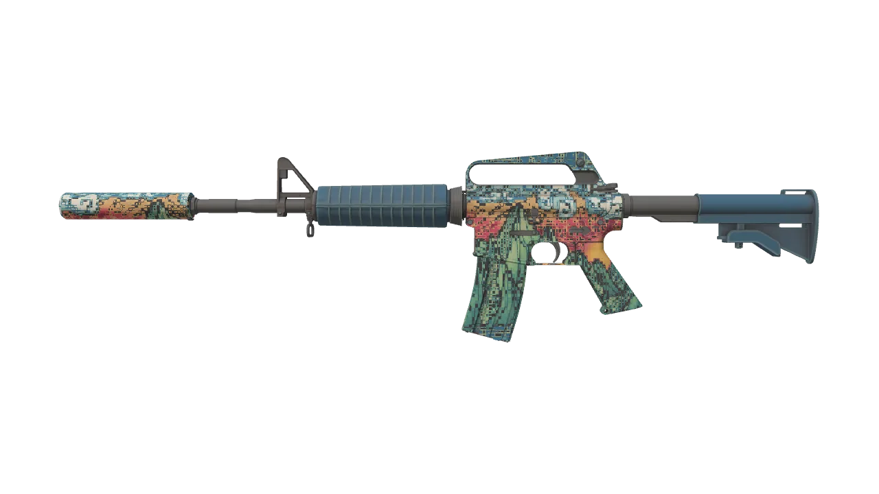 M4A1-S | Solitude seed #760, front