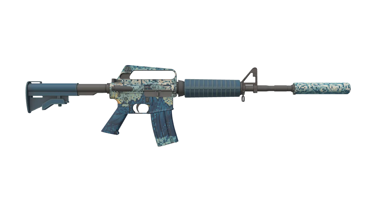 M4A1-S | Solitude seed #761, back