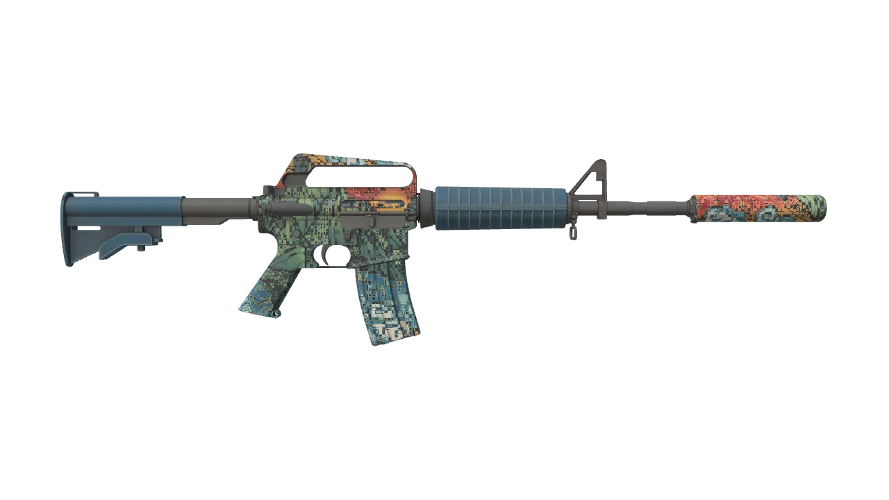 M4A1-S | Solitude seed #763, back