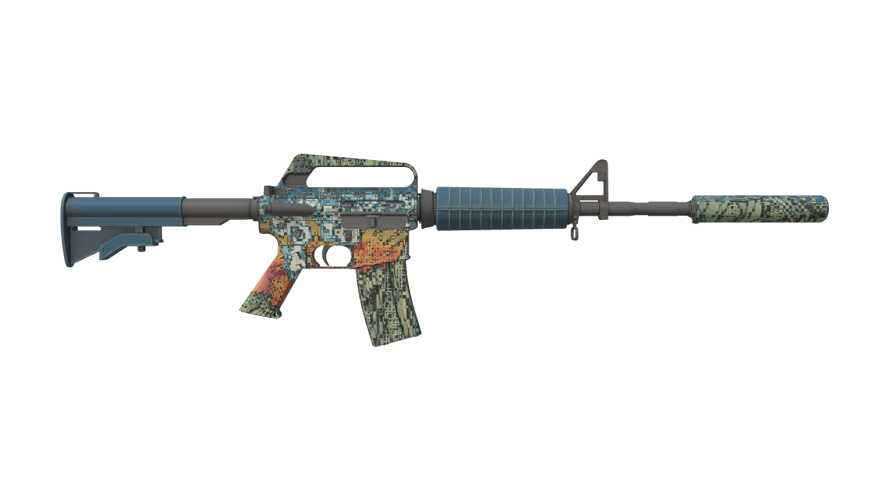 M4A1-S | Solitude seed #765, back