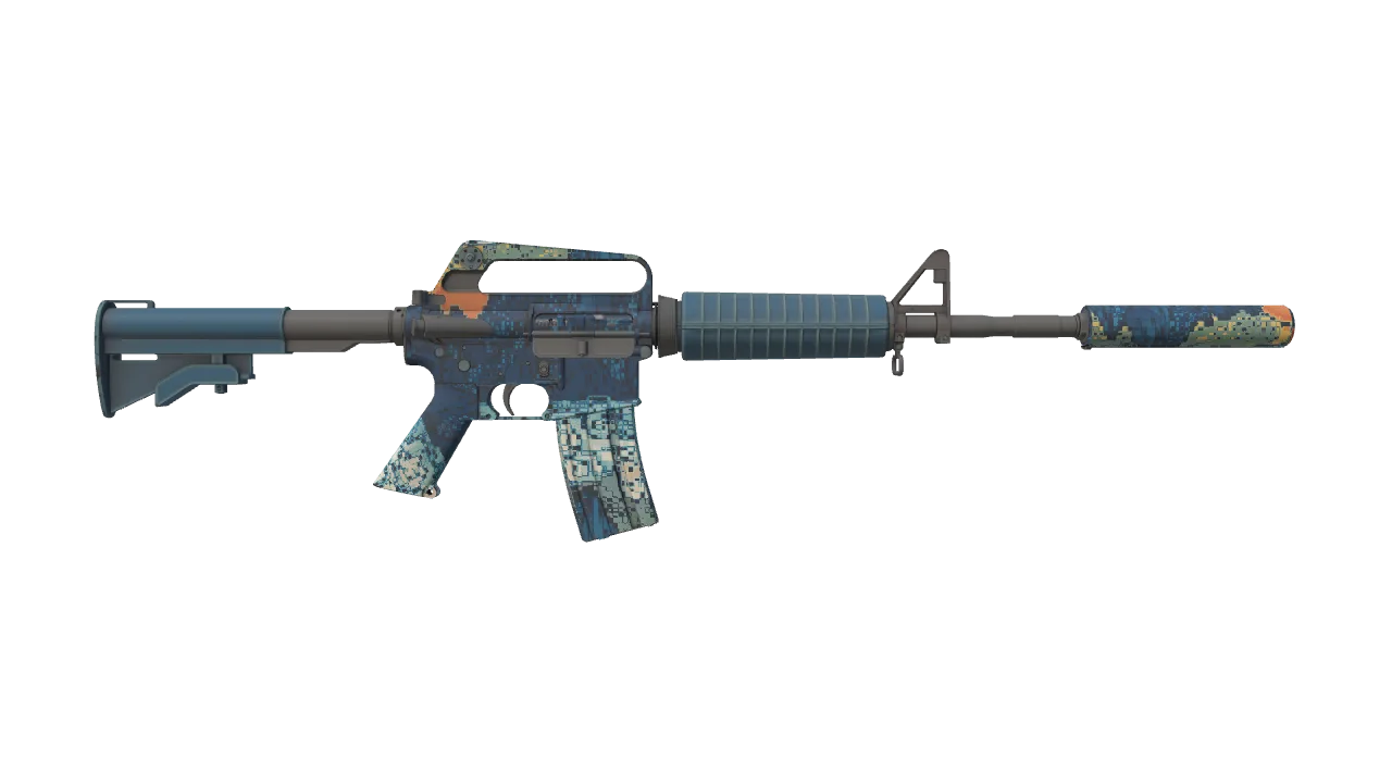 M4A1-S | Solitude seed #768, back