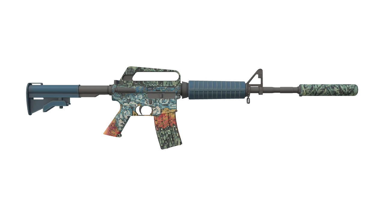 M4A1-S | Solitude seed #769, back