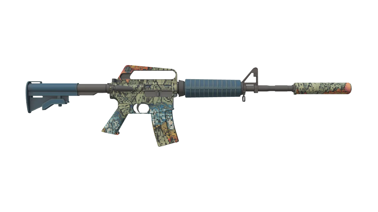 M4A1-S | Solitude seed #770, back