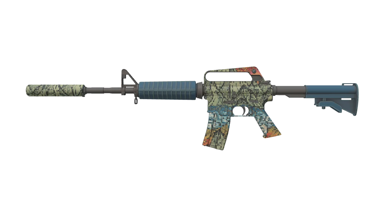 M4A1-S | Solitude seed #770, front