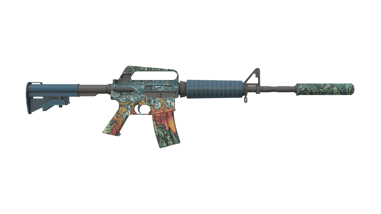 M4A1-S | Solitude seed #771, back