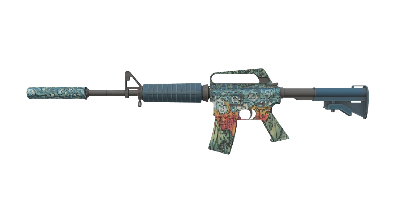 M4A1-S | Solitude seed #771, front