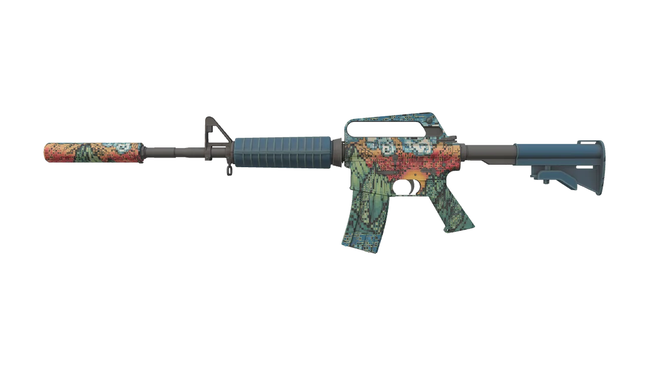 M4A1-S | Solitude seed #776, front