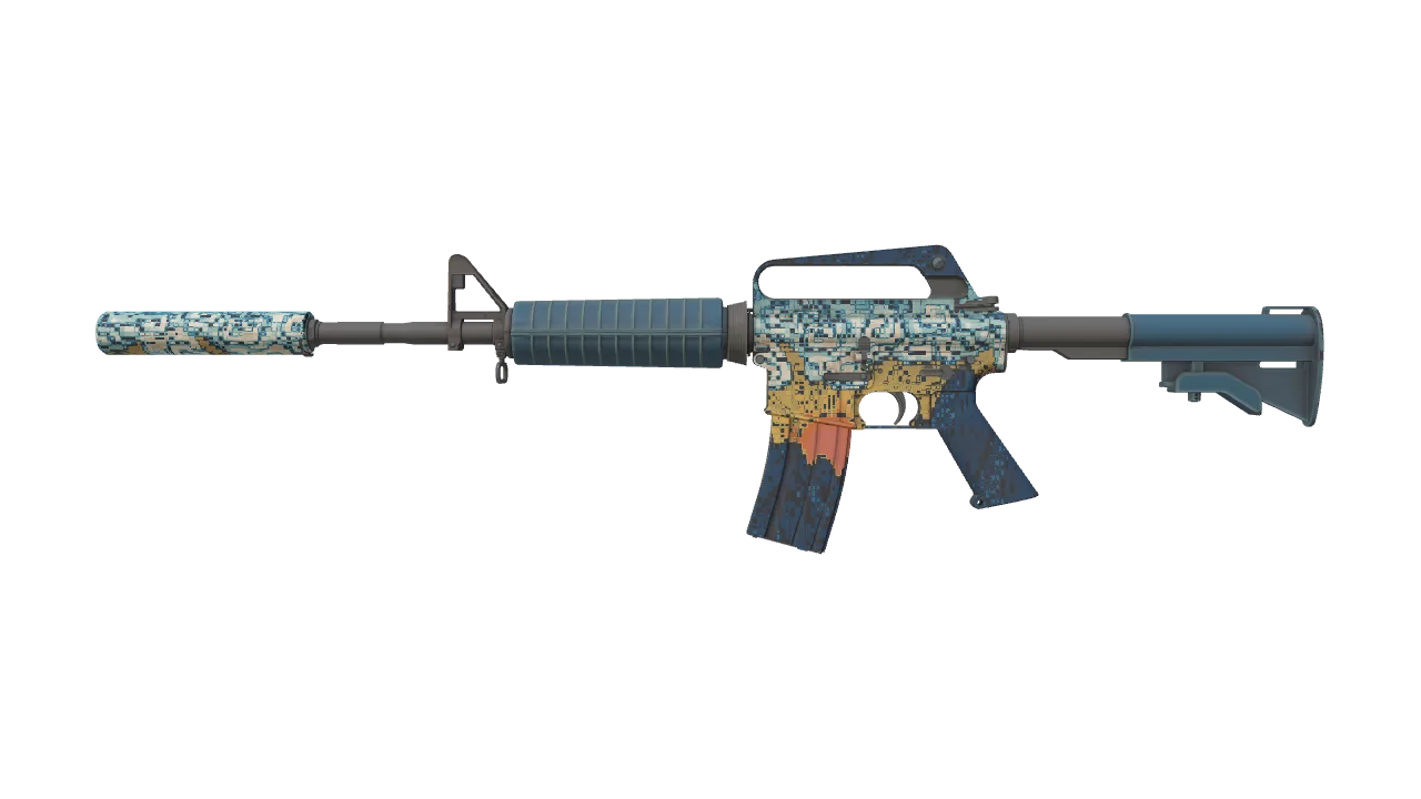 M4A1-S | Solitude seed #777, front