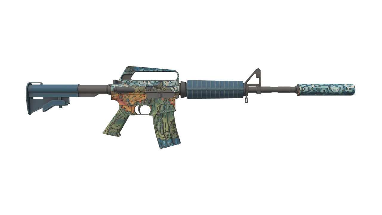 M4A1-S | Solitude seed #78, back