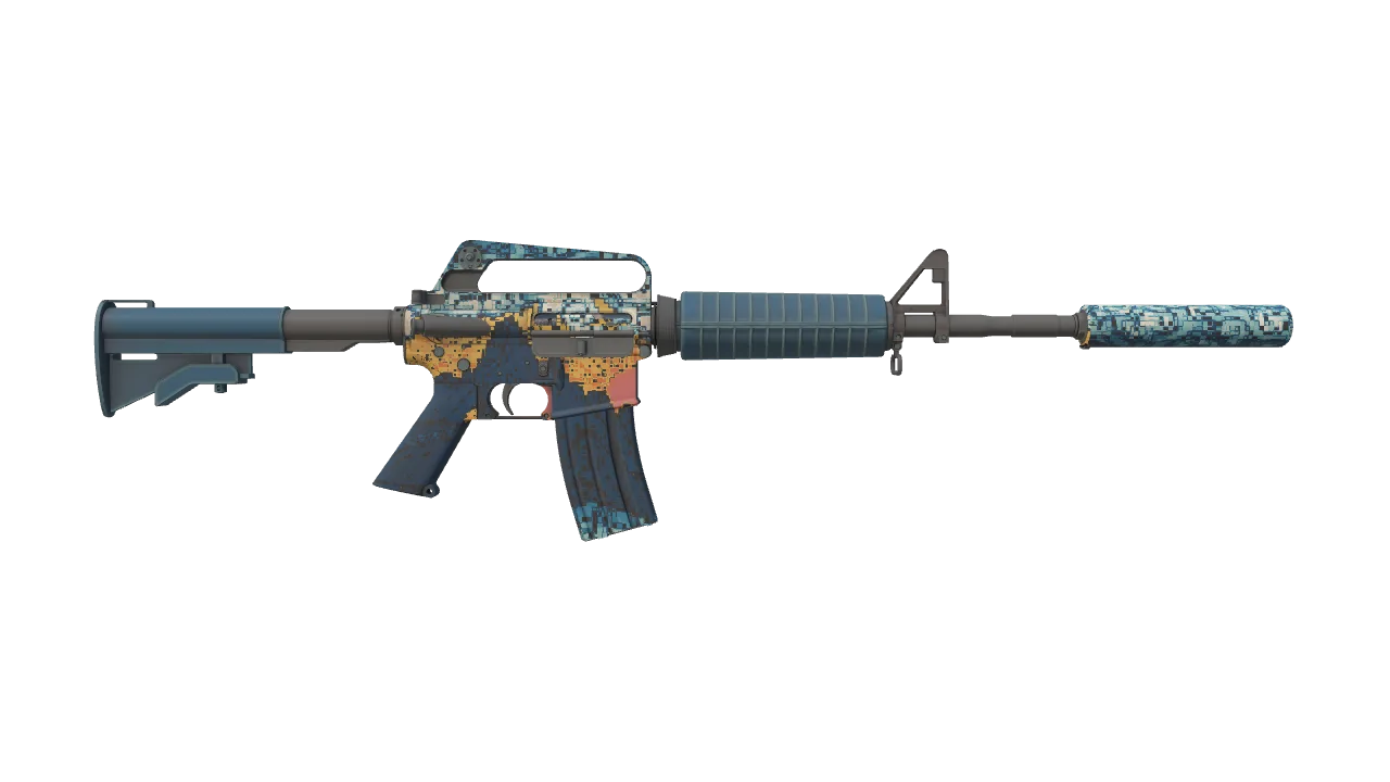 M4A1-S | Solitude seed #784, back