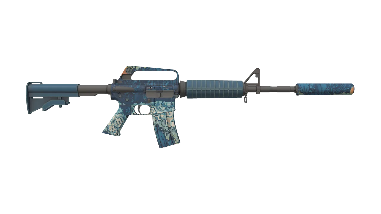 M4A1-S | Solitude seed #785, back