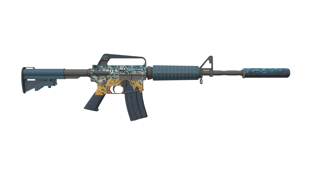 M4A1-S | Solitude seed #786, back