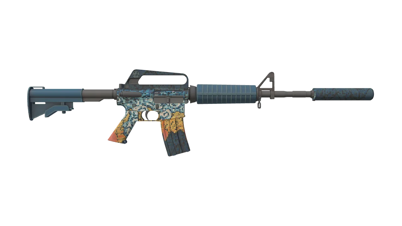 M4A1-S | Solitude seed #787, back