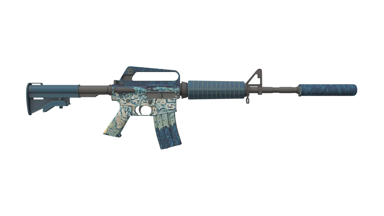 M4A1-S | Solitude seed #788, back