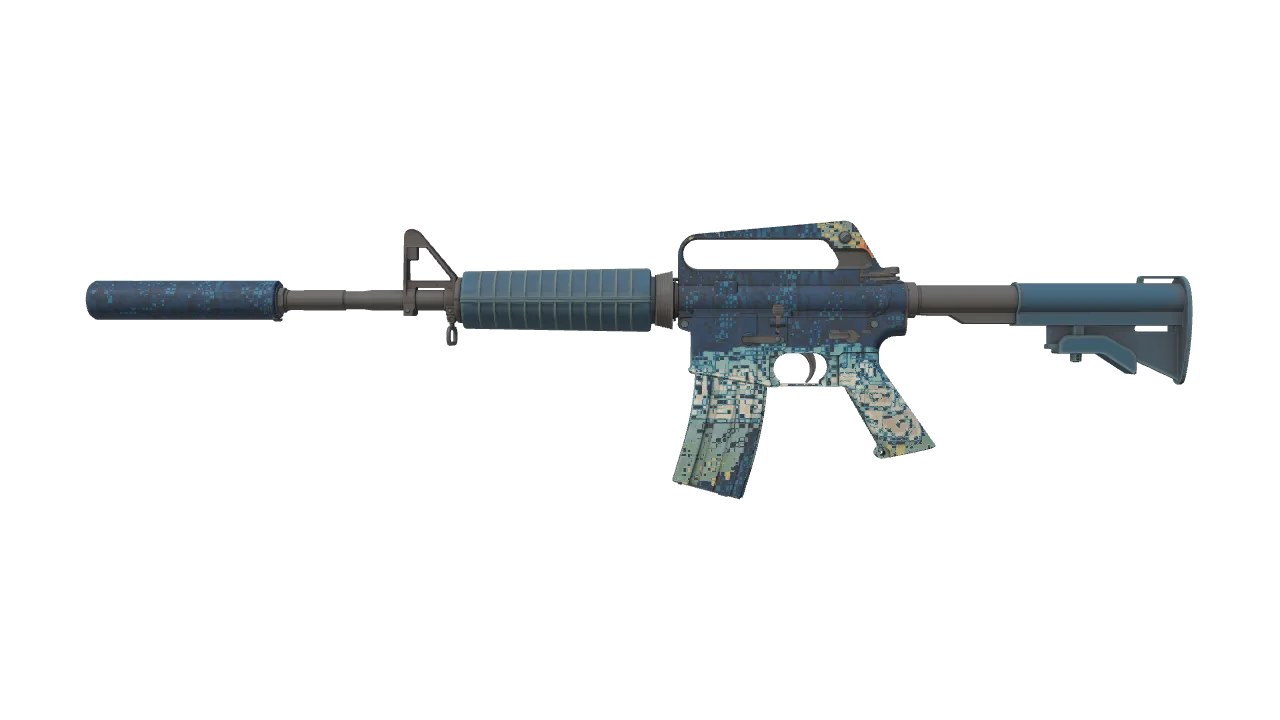 M4A1-S | Solitude seed #789, front