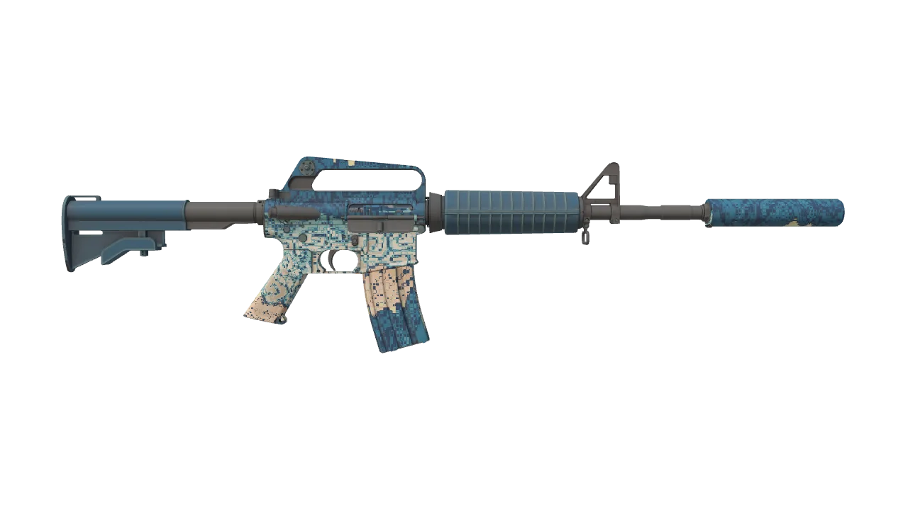 M4A1-S | Solitude seed #790, back