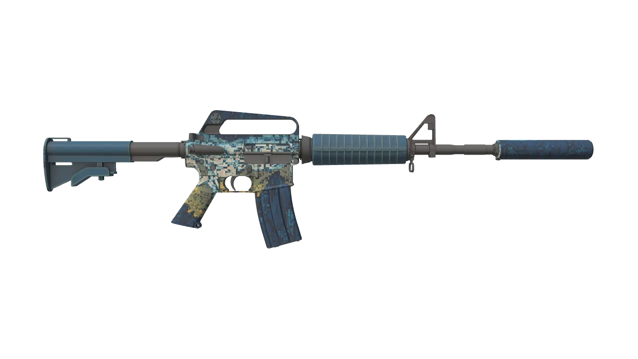M4A1-S | Solitude seed #795, back