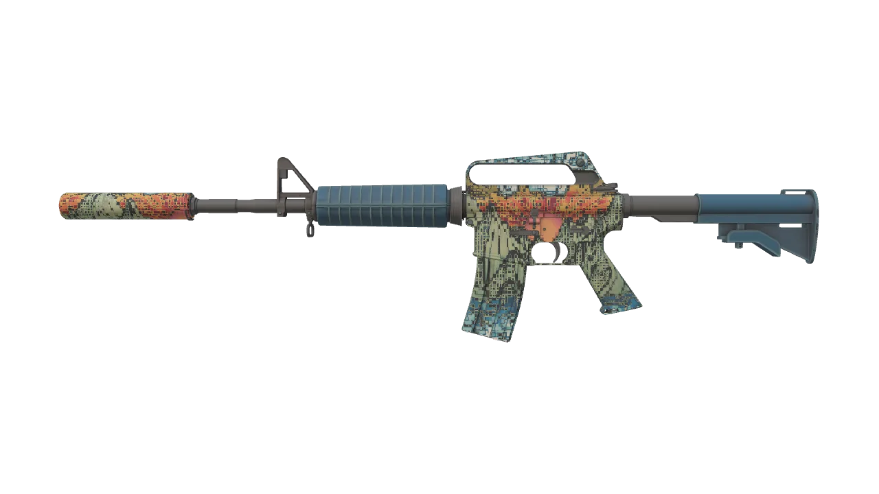 M4A1-S | Solitude seed #8, front