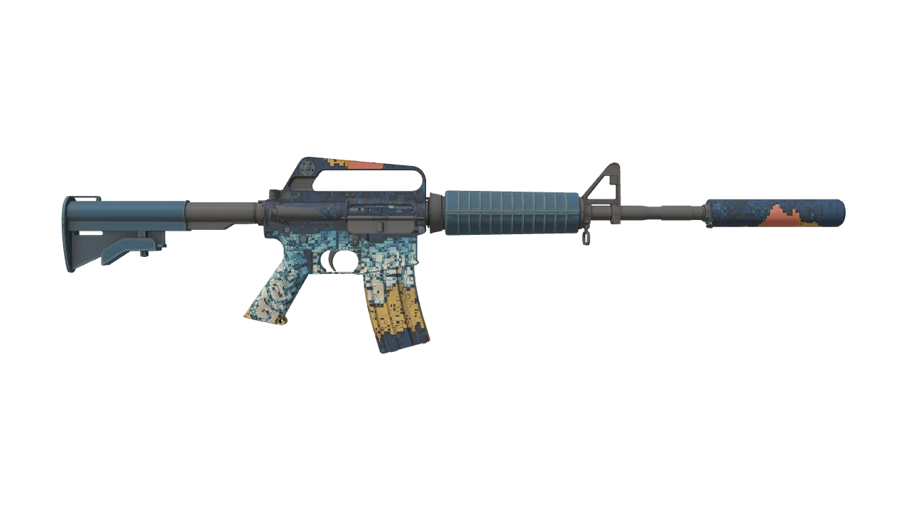 M4A1-S | Solitude seed #800, back
